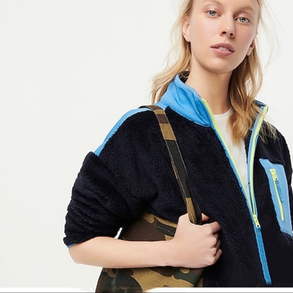 NWT J. Crew Sherpa/polartech jacket